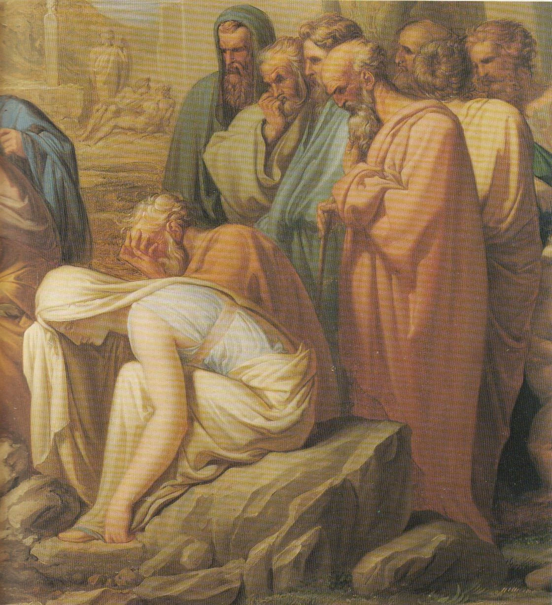 Sepoltura delle ceneri di Temistocle nella terra attica - Brera, Milano, dettaglio